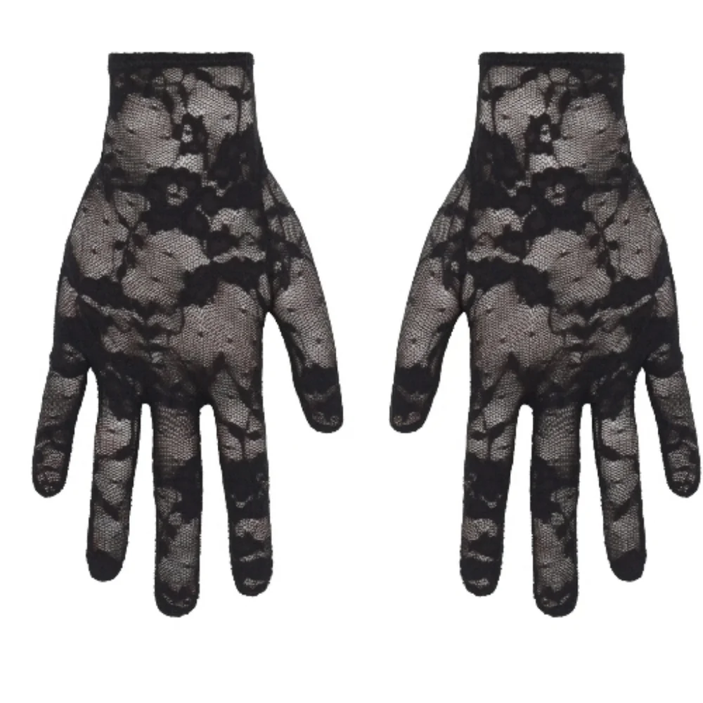 Skims lace stretch gloves